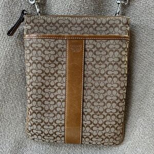 Designer - COACH  Crossover Bag, New, Never Used.  9" x 6.5".